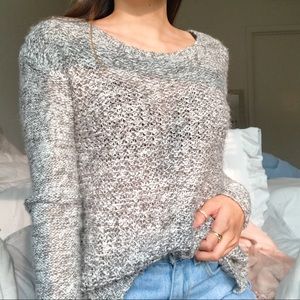 Gray Knit Sweater